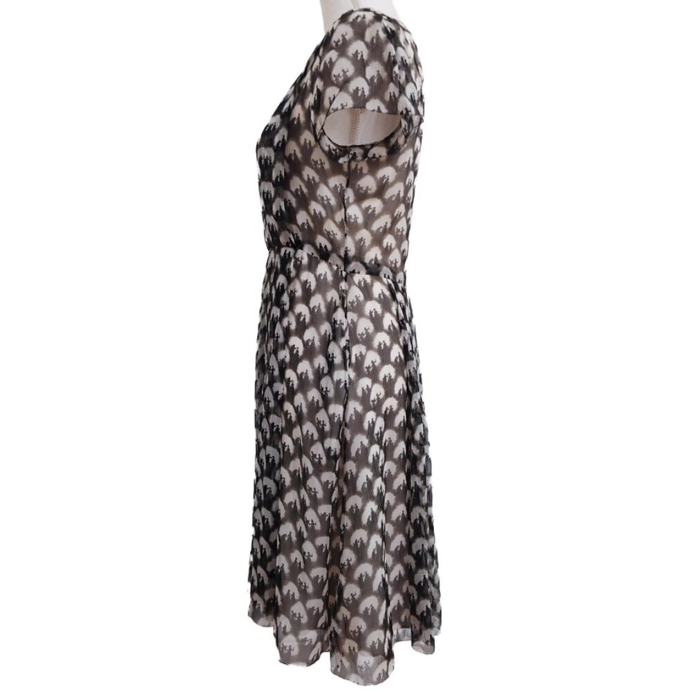 Jason Wu 100% Silk Victorian Couple Short-Sleeve Dress - Picture 3 of 9